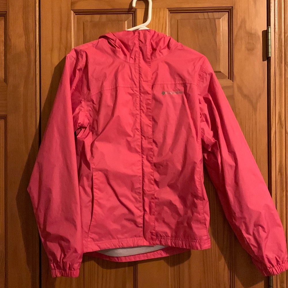 COPY - Columbia rain jacket in hot pink (xsmall women or large child)